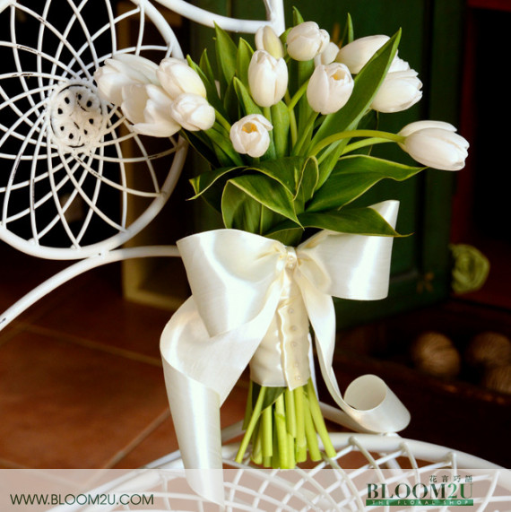 Tulips Bridal Bouquet
