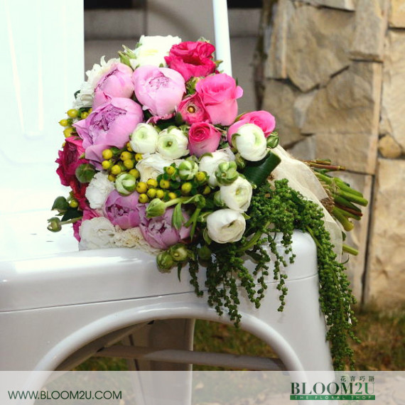 Peonies Bridal Bouquet
