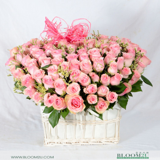 Rose Flower Basket