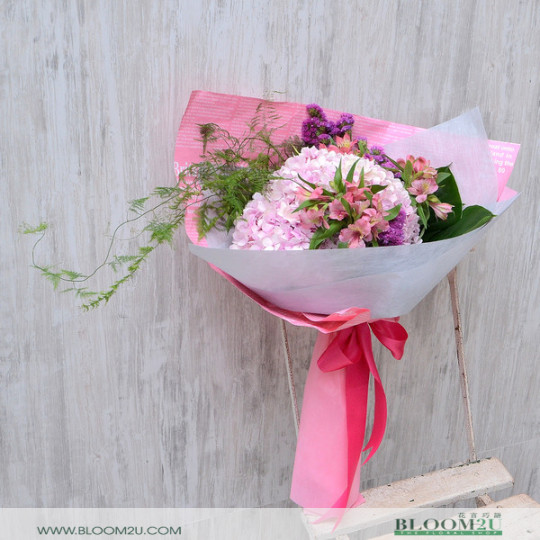 Hydrangea Flower Bouquet