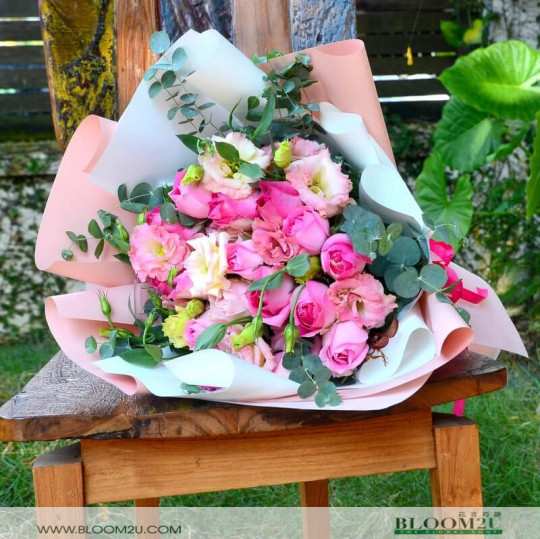 Pink Hand Bouquet Delivery